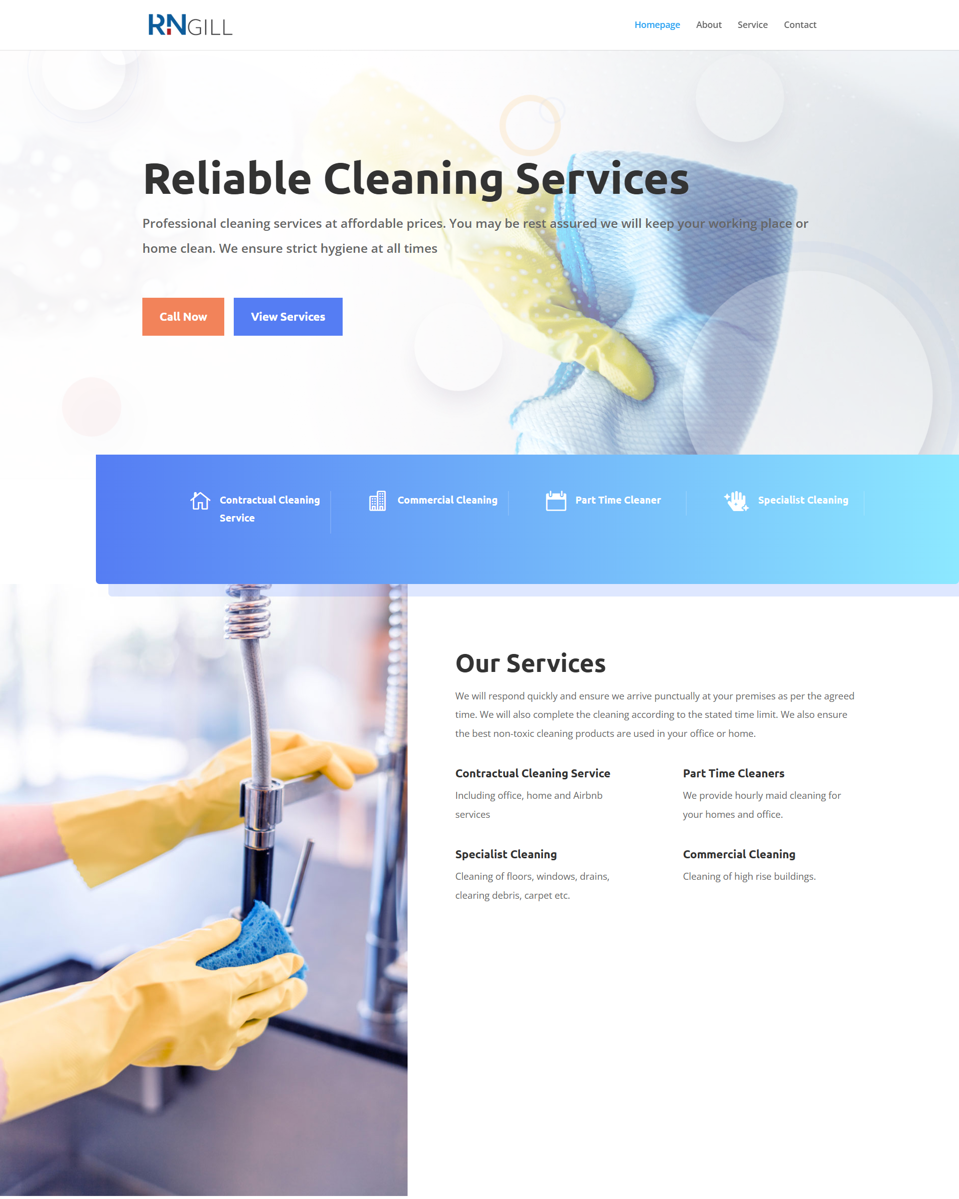 RN Gill – Reliable Cleaning Services